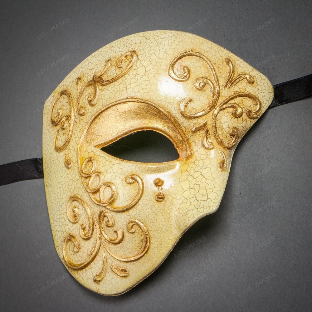 Phantom of Opera Design Venetian Masquerade Mask